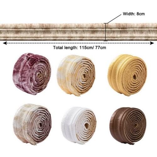 Baseboard Wall Stickers Color Foam Wall Stickers Corridor Tv Stand Foot Line Waterproof And Moisture-proof Waist Line