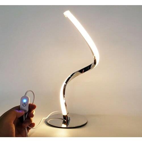 Modern Minimalist Gift LED Touch dimming Table Lamp For Bedroom Bedside Desk Lamp Reading Light Night Light Home Lighting