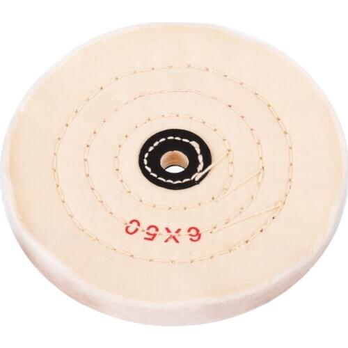 1pc 6'' Buffing Polishing Wheels Buffer Polish Grinder Pad Metal Wood Polishing Wheel for Abrasive Tools