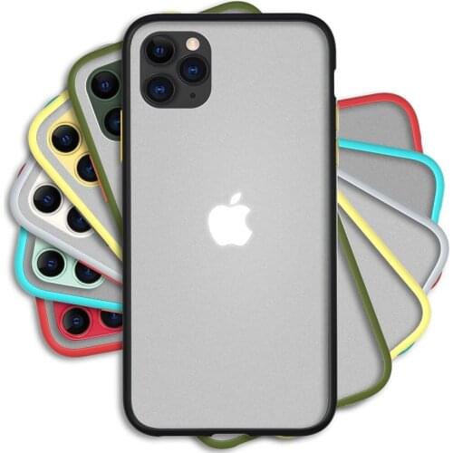 Shockproof Phone Case For iPhone 11 Pro X XS Max Luxury Transparent Soft Back Cover For iPhone XR 8 7 6 6S Plus Protective Case