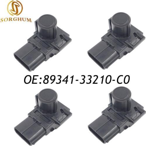 4PCS PDC Backup Parking Sensor For Toyota 2012-2015 Camry Land Cruiser 89341-33210-C0 Black