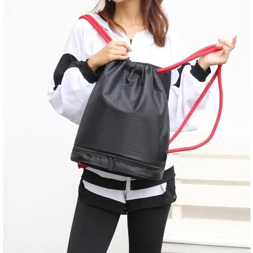Brand New Drawstring Swimming Backpack Dry Wet Separated Sports Bag Travel Pool Beach Swimsuit Waterproof Gym Rucksack