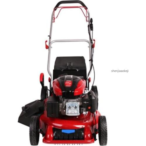 Self-Propelled/Hand Push-Type Four-Stroke Gasoline Mower Gasoline Engine 8-Gear Height Adjust Weeder Mdslx-196ea Lawn Mower 1pc