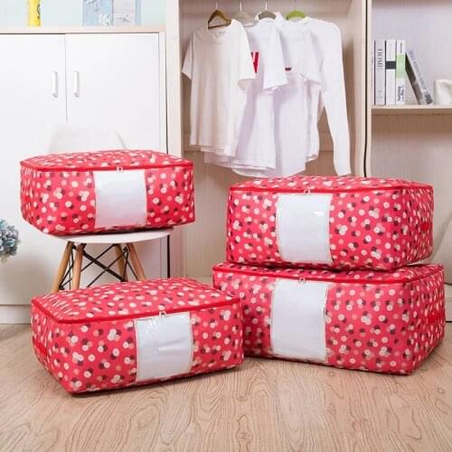 Oxford Cloth Quilt Storage Bag Household Clothing Finishing Bag Moisture-proof Waterproof Moving Packing Luggage Bag Durable