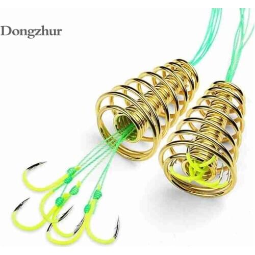 High Carbon Explosion Hook Carp Spherical Feeder Bomb Proof Hanging Fishing Hooks Tool Spring Anti-winding Explosion Hook 1pc