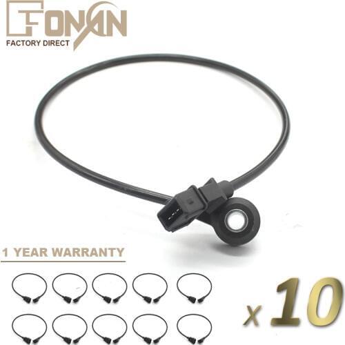 X10 Knock Detonation Sensor For VOLKSWAGEN VW Bora Gol New Beetle Parati 16V 0261231075 037905377 037905377A 5WM1530 330001005R