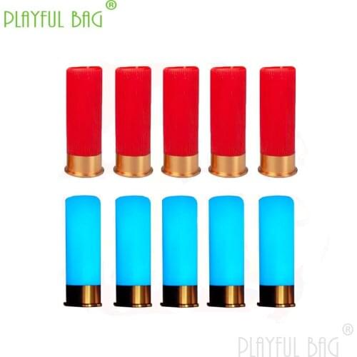 Outdoor sports fun toy CS DIY aka R1 cartridge case luminous 870 jet aka shell throwing soft bullet gun model gel ball qd167