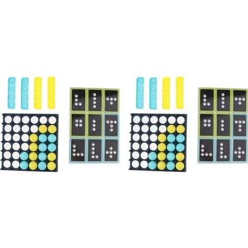 2 X Bounce Off Rock N Rollz Skill Coordination Board Game Party Toy For Kids