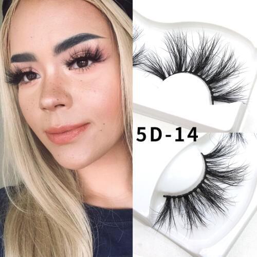 25 mm thick mink lashes 3d mink eyelashes Cruelty-Free Soft real 25mm lashes mink hair false eyelashes extension lashes strips