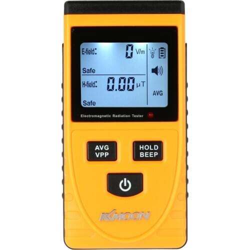 KKmoon Digital LCD Electromagnetic Radiation Detector Meter Dosimeter Tester Counter