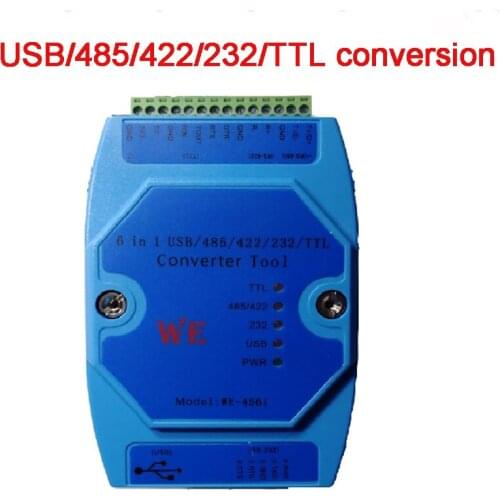 CP2102 USB/485/422/232/TTL Mutual Conversion Serial COM WE4561 Six-In-One Serial Port Module