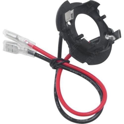 2Pcs H7 LED Headlight Bulb Base Holder Retainer Headlamp Socket Adapter For Golf 5 MK5 2 x LED Headlight Bulb Adapter