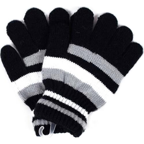 Children Girls Boys Kids Magic Stretchy Mittens Knitted Gloves Winter Warmer New New Dropship