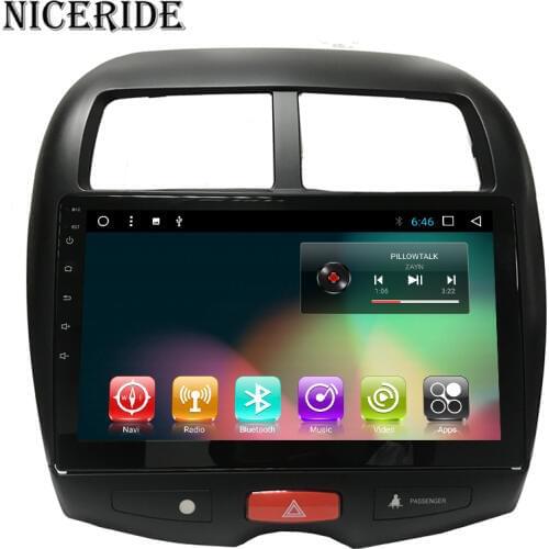 For 2010 2011-2015 Mitsubishi ASX Car Multimedia player 2 DIN Android 7.1 GPS Navigation radio stereo
