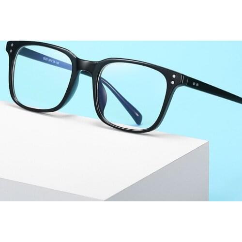 Womens Glasses Men Anti Blue Ray Light Blocking Eyewear Male UV400 Retro Square Eyeglasses For Computer WD5025