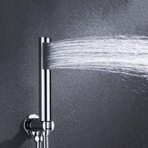Chrome Brass Handheld Shower Hand Hold Shower Round Hand Shower Bathroom Shower Accessories