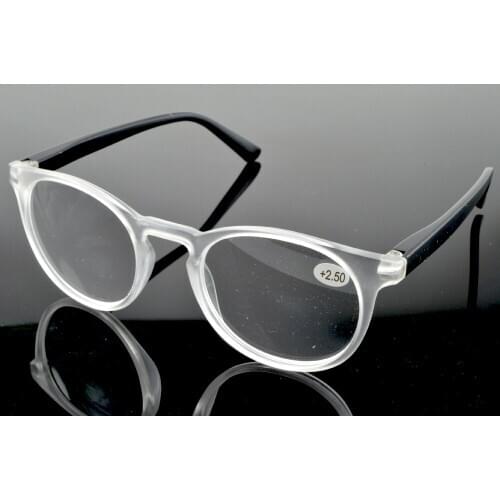 Clara Vida= 2021 Classic Retro Round Ultralight Frame Anti-fatigue Lens Fashion Reading Glasses +0.75 +1 +1.25 +1.5 +1.75 To +4