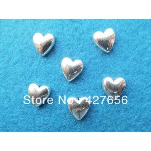 Cute Cabinet Antique Silver tone Heart Drop Charm/Finding,Hollow & Caved Backside,DIY Accessory,Jewellry Making