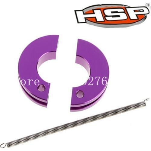 1 Set 102273 (02048) 122273 Aluminum Alloy Clutch Shoe Engine Upgrade Parts For HSP Nitro 1/10 4WD RC Car Purple Remote Control