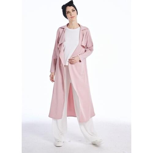 Fashion Muslim Abaya Outwear Open Coats Cardigan Jacket Kimono Long Robe Gowns Jubah Middle East Ramadan Arab Islamic Clothing