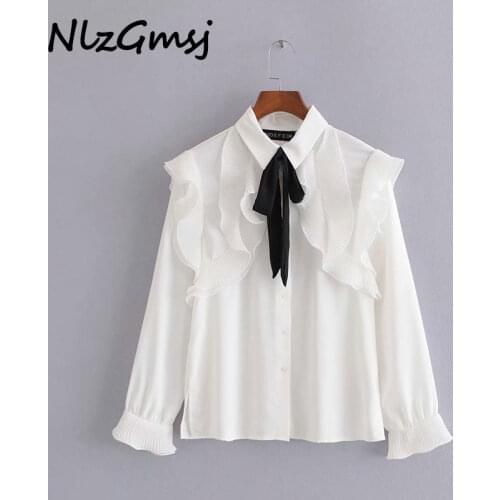 Nlzgmsj White Blouses