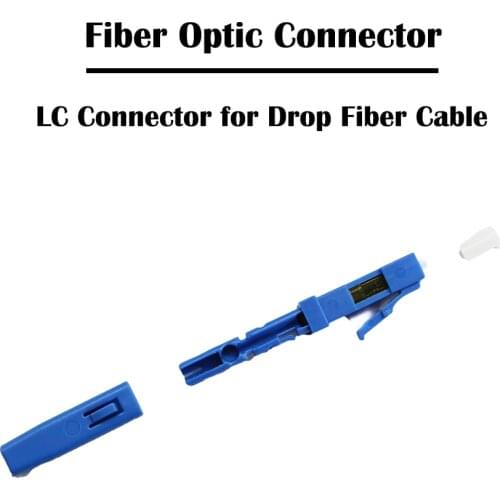 10/20/30/50/100 Pieces/lot LC/UPC Fiber Fast Connector Drop Fiber Cable Usage FTTH SM Single Mode Ethernet