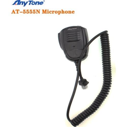 Anytone Original PTT Microphone For Anytone AT-5555N AM FM USB LSB PW CW 10 Meter 28.000-29.700MHz 40 Channels AT5555N CB Radio