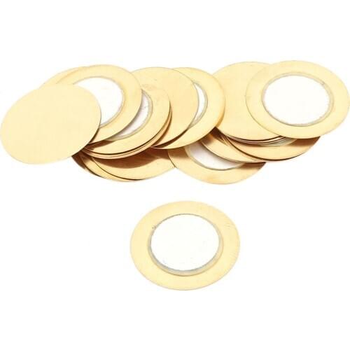 20pcs/Lot 35mm Piezoelectric Buzzer Ceramic Wafer PlateLoud speaker Electronic Piezo Buzzers bt speaker for DIY repair