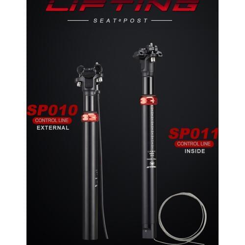 OG-EVKIN SP010/011 31.6mm Adjustable Bicycle Lifting Seat Tube Pressure-Line-Control Oil Pressure Bike Lifting Seatpost 7*7 7*9