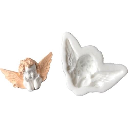 Angel silicone mold sugar cake mold chocolate fudge Tool kitchen kitchens