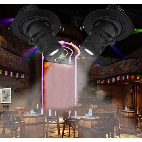 10/15/20W Track Lights LED Ceiling Spotlights Adjustable Focus Recessed Downlight Ceiling Downlight For Home Shop Clothing Stor