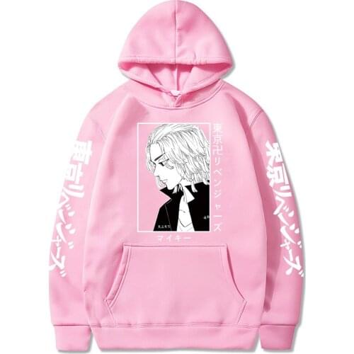 Tokyo Revengers Hoodies Anime Cosplay Mikey Print Loose Oversized Pullovers Sweatshirt Men Women Streetwear Sweater 2021 New Top