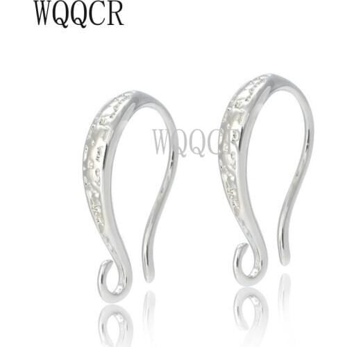 WQQCR 10PCS Zircon Earrings Hook Diy Accessories for Jewelry Making Sliver /Gold Rose/ Gold Color Jewelry Findings The New