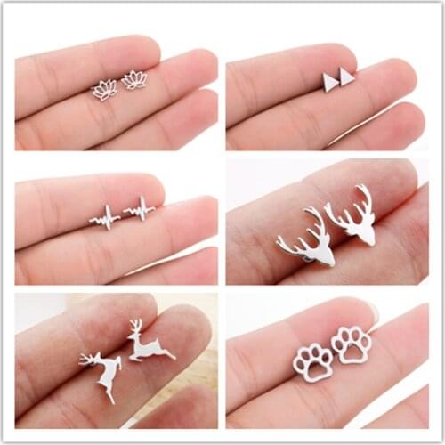 YiuStar South Koreas Latest Ladies Jewelry Fashion Jewelry Cute and Chic Earrings Suitable for Female Students Birthday Gifts
