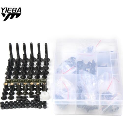 1 Sets Universal Motorcycle Fairing Bolt Screws Fastener Nut Washer For YAMAHA XT660/X/R/Z FZ6R FZ8 FZ1 FAZER XSR 700 900 ABS