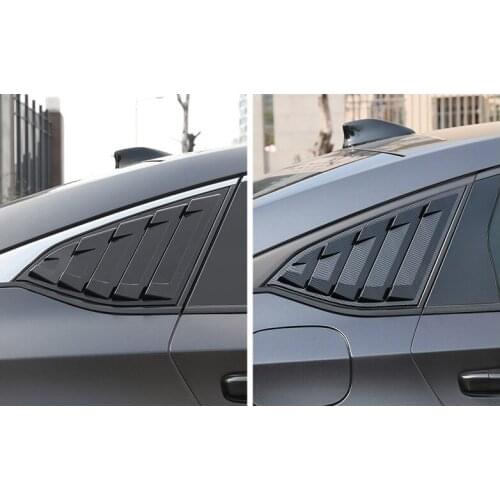 1Pair Side Vent Window Scoop Louver Trim for 2016 - 2019 Honda Accord ABS