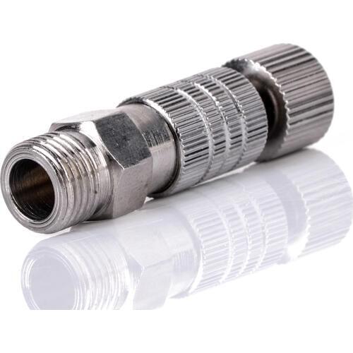 1pc 1/8" Airbrush Quick Release Adaptor Durable Fitting Coupling Connector Professional Couplers 4x1x0.8cm/1.57"x0.39"x0.31"