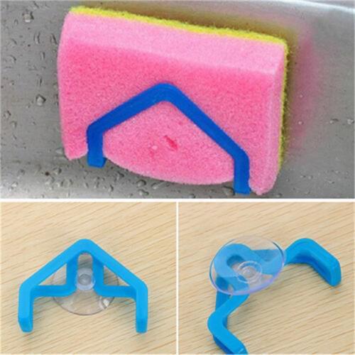 1Pc New Summer Home Shower Room Practical Suction Cup Sink Sponge Holder Bathroom Kitchen Gadget Decor Convenient Storage Rack