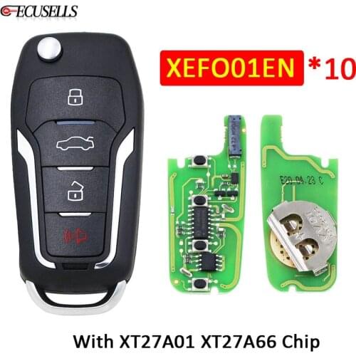 10Pcs/Lot Xhorse VVDI Super Remote with XT27A01 XT27A66 Chip for VVDI2 / VVDI MINI Key Tool / VVDI Key Tool Max XEFO01EN