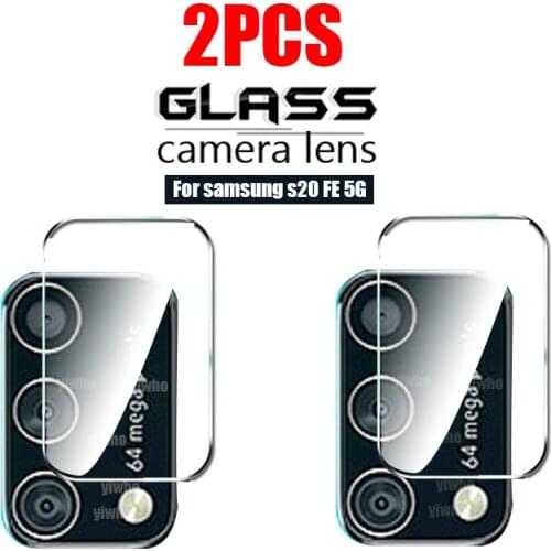 2 PCS Camera lens Tempered Glass on For Samsung Galaxy S20 fe s20fe S20 Fan Edition, Samsung Galaxy S20 Lite Screen Protectors