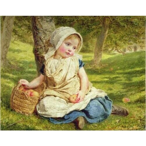 55-44-Needlework Crafts 14CT unprinted Full embroidery Cotton threads DIY DMC Quality Counted Cross Stitch Kits Oil Painting