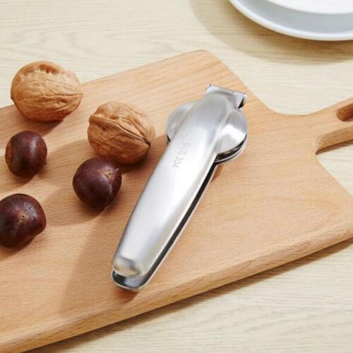 Quick Chestnut Clip Nut Cracker Sheller Walnut Pliers Metal Nut Opener 304 Stainless Steel Kitchen Tools