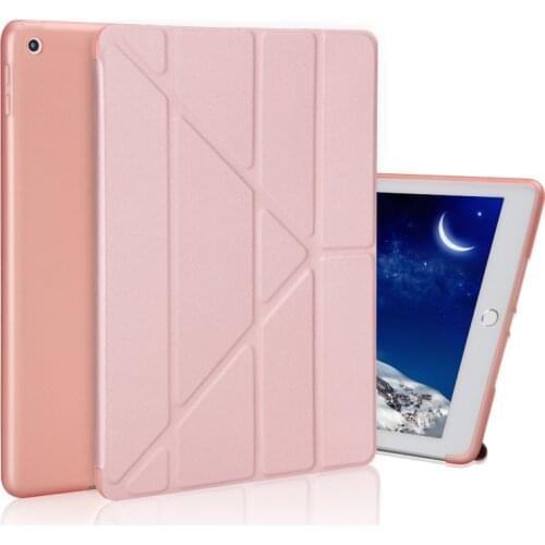 Case for ipad 2/3/4 9.7 2018/2017 5/6th Air 3 10.5 Leather Soft Smart Cover for apple iPad 10.2 7/8th mini 1/2/3/4/5 Table Case