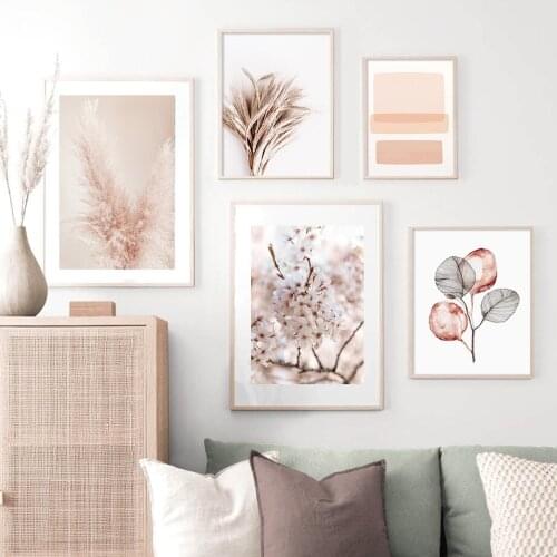 Flower Wheat Withered Grass Quote Wall Art Canvas Painting Nordic Posters And Prints Wall Pictures For Living Room Home Decor