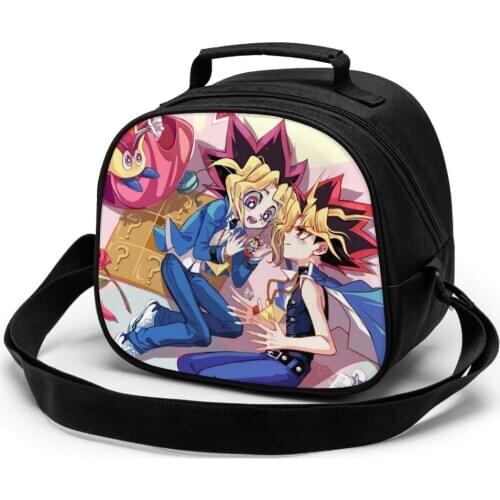 Yu Gi Oh Children fashion lunch bag thermal insulated bag travel casual insulated picnic bag