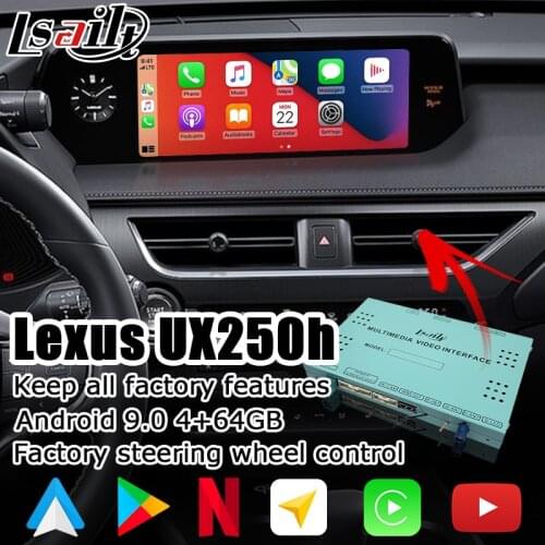 Android / Carplay interface box for Lexus UX200 UX250h UX 2018- touchpad control video interface GPS navigation android auto