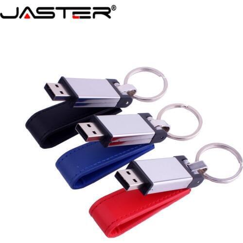 JASTER flash drive 64GB pen drive leather wrist band USB flash drive 4GB 8GB 16GB 32GB PENDRIVE
