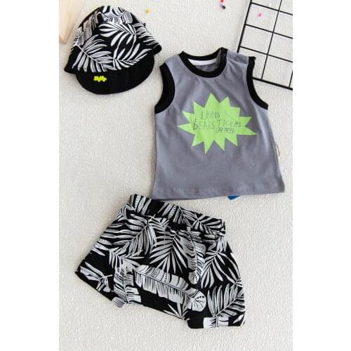 Male Baby Hanging Shorts Summery Suit Babys Sets