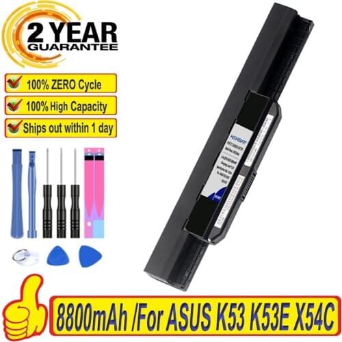 Top Brand 100% K53u Battery for Asus A32 K53 A42-K53 A31-K53 A41-K53 A43 A53 K43 K53 K53S X43 X44 X53 X54 X84 X53SV X53U X53B