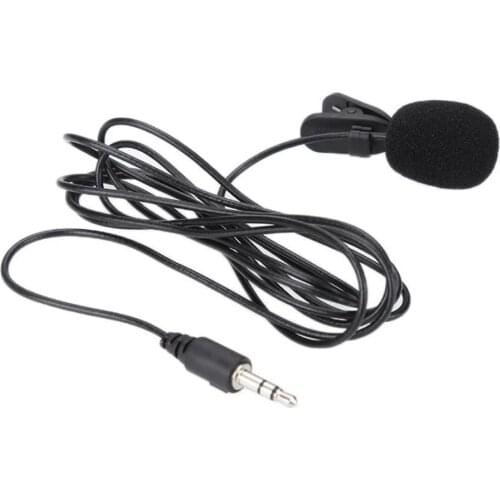 Mic Clip-on Lapel Microphone 3.5mm Jack mic For iPhone SmartPhone Recording PC Microphone Edward Near